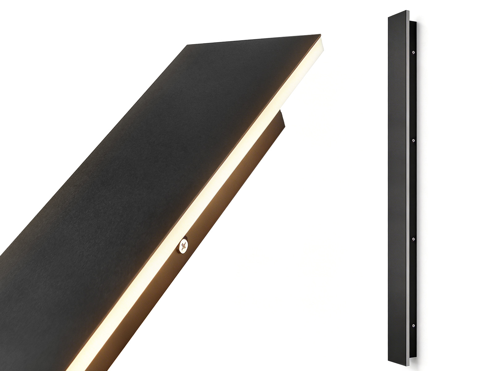 Kinkiet ogrodowy LED MIRANA 25W 120cm 4000K IP44 czarny